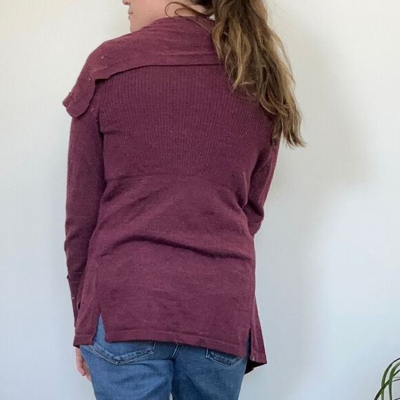 Eddie Bauer Women's Open Front Cardigan Wool Blend Sweater Medium - Picture 2 of 15